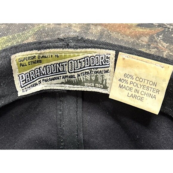 Paramount Outdoors Camouflage Fedora Hat Large Mossy Oak Breakup Cotton / Poly - Picture 6 of 12